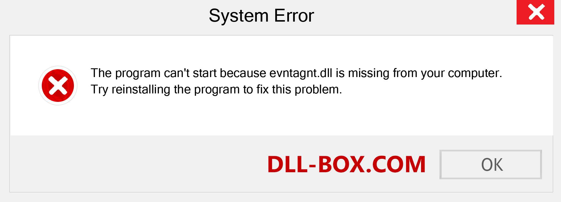  evntagnt.dll file is missing?. Download for Windows 7, 8, 10 - Fix  evntagnt dll Missing Error on Windows, photos, images